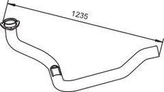 Exhaust pipe manifold/muffler for Midlum (Ref. Renault: 5010528173)