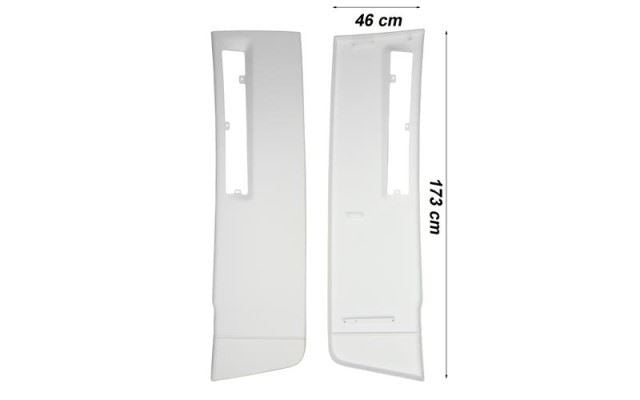 Lower left spoiler deflector Stralis AS 2013