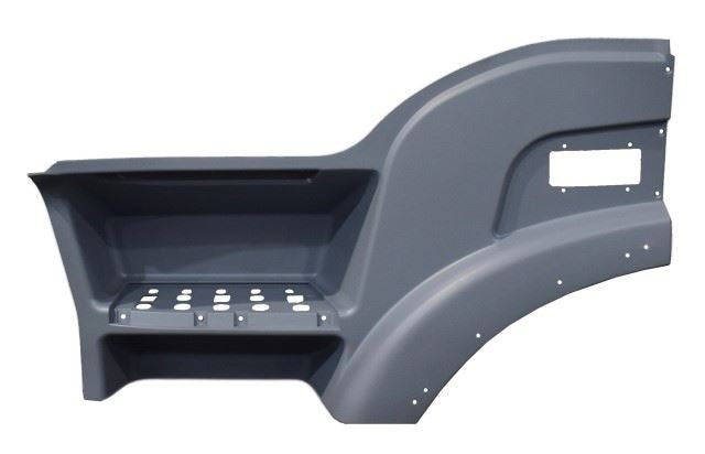 Left mudguard footboard with Stralis AS hole and profile holes