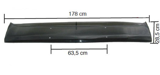 Sun visor with brackets for Daily 96