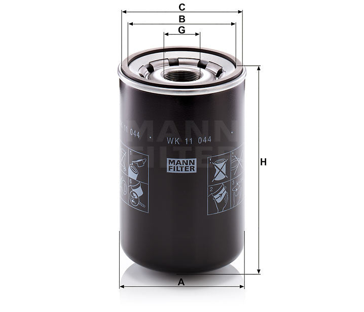 Fuel filter for Volvo and Renault