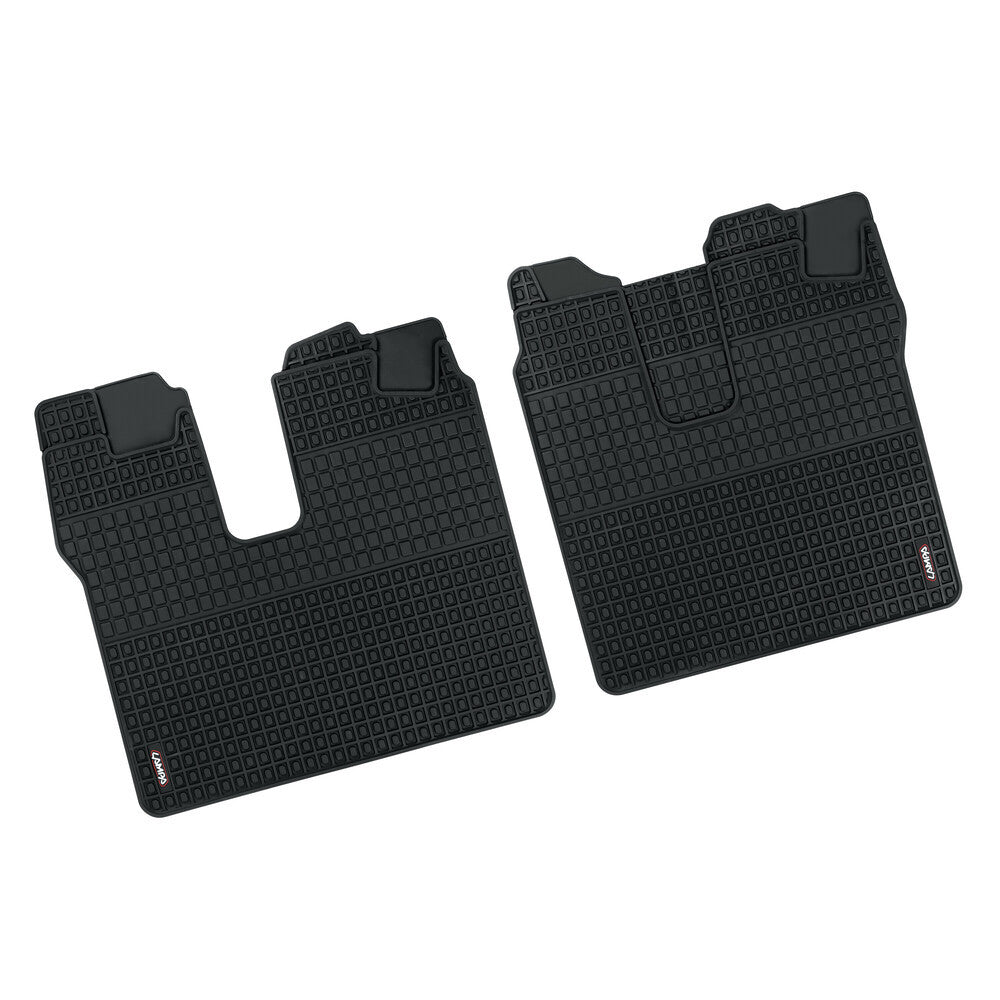 Pair of custom-made Eco Rubber mats for trucks - Man TGA - TGL - TGM - TGX
