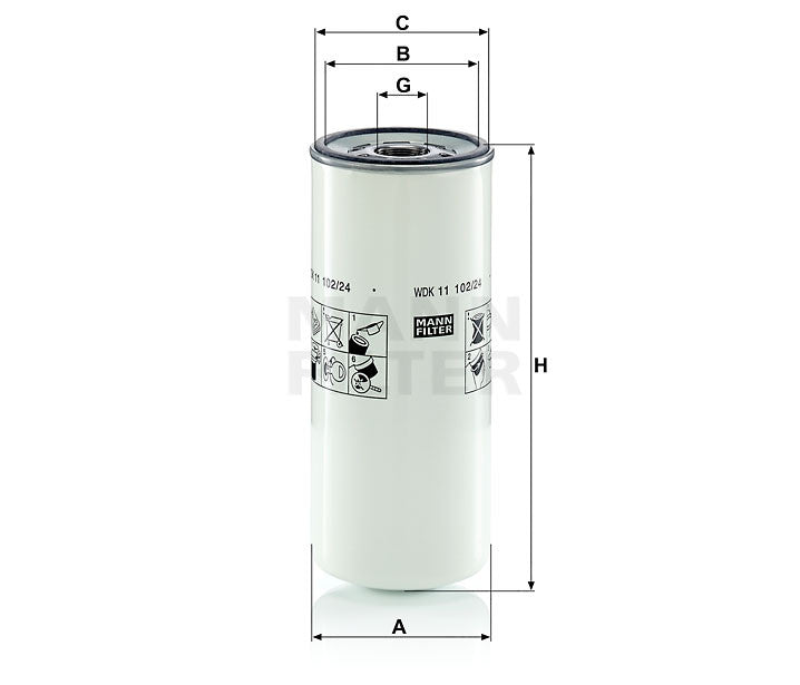 Diesel filter for Renault and Volvo