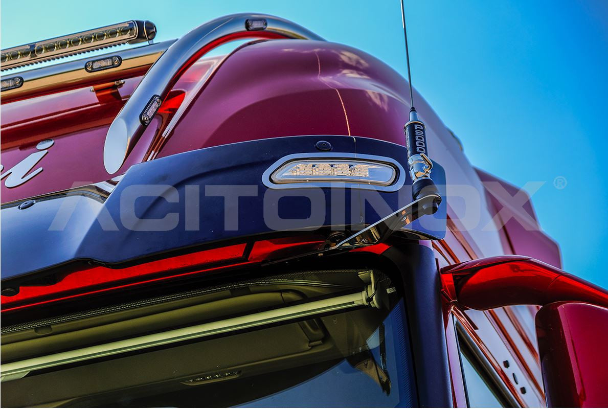 Iveco S-Way Sun Visor Glossy CB Bracket