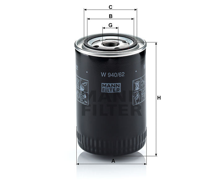 Engine oil filter for Daily