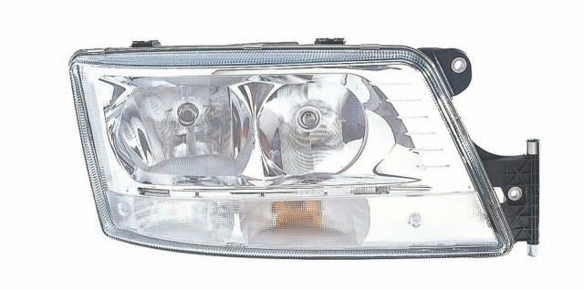 Manual right projector headlight with LED daytime light TGX