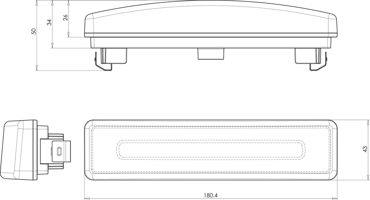 Scania Visor Light Neon Type White Light