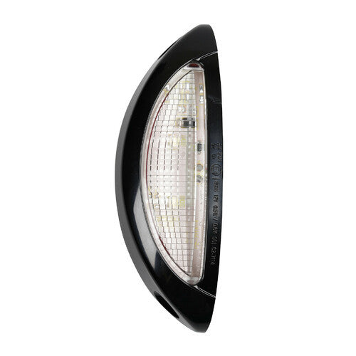 Luce supplementare a 4 Led bianco/rosso, 9/32V - Scocca nero