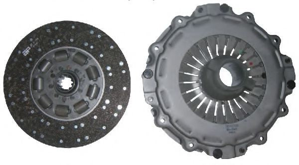 Kit frizione Valeo per Iveco Eurocargo il kit comprende Spingidisco, Disco e Cuscinetto Cod. : 805473 Rif. Iveco : 500335045 5