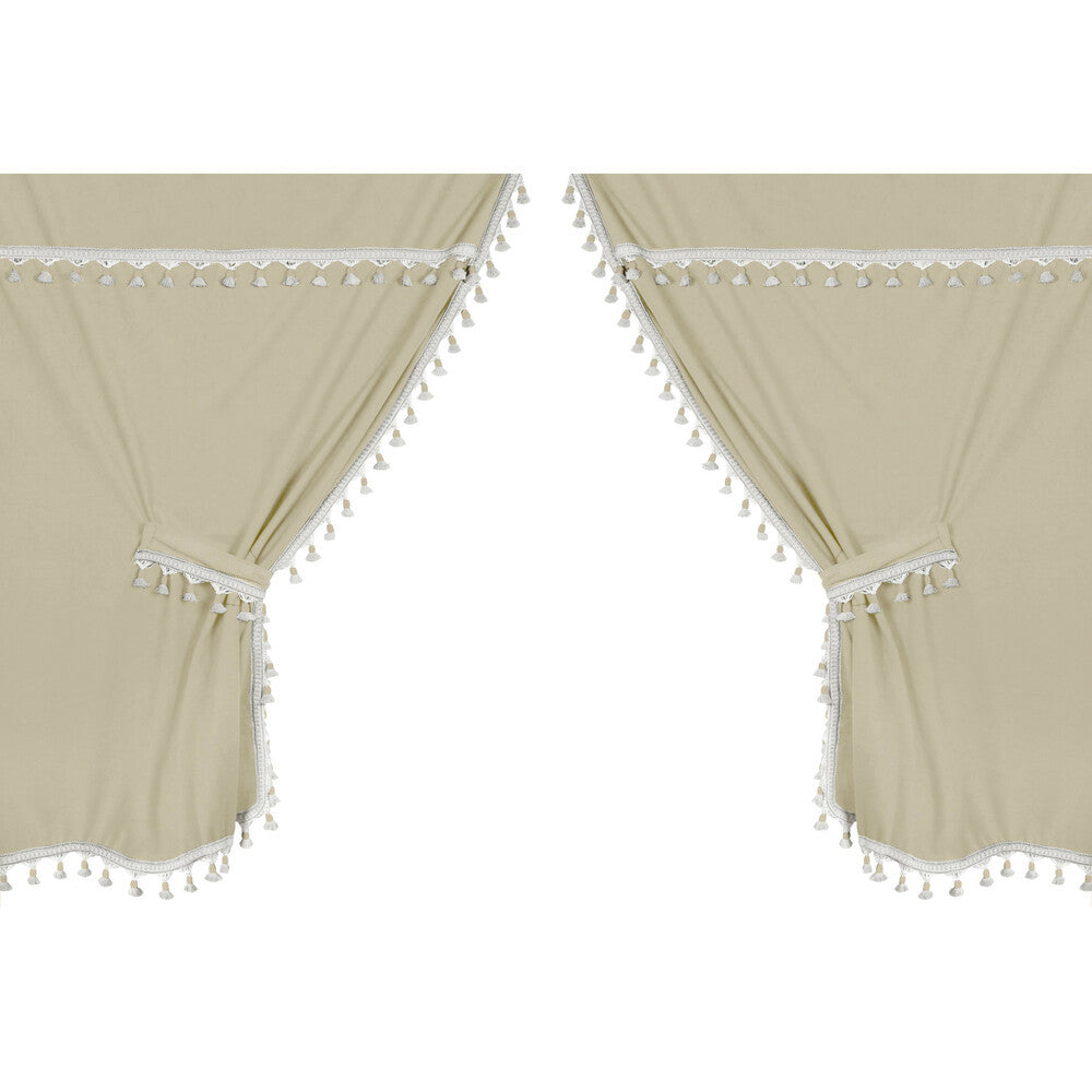 Premiere smart cabin, set tende microfibra per camion - Panna