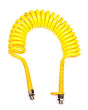 Tubo aria a spirale stretta giallo FE110041