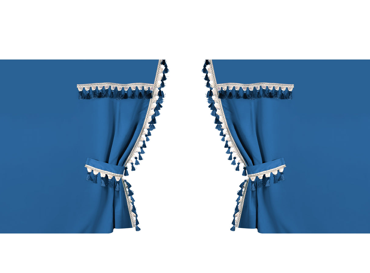 Oscura, tende perimetrali per camion, cabina standard - Blu