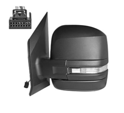 Retrovisore sinistro elettrico termico con fanale 6 pin per VW Crafter e Man TGE