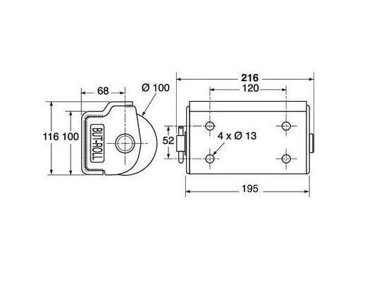 Tampone orizzontale 2 rulli x 80
