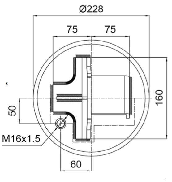 Complete rear/rear left air spring
