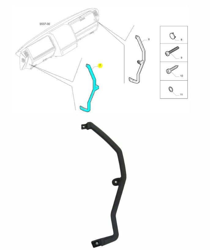 Left grab handle Iveco