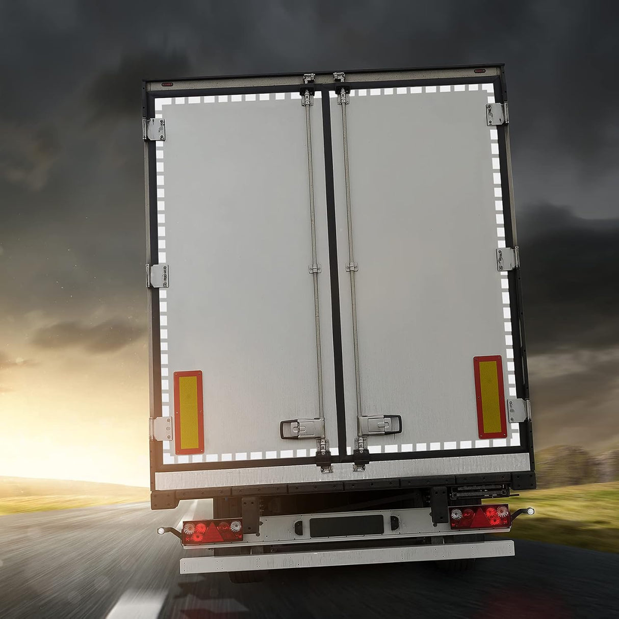 Nastro riflettente per teloni bianco 50 mt