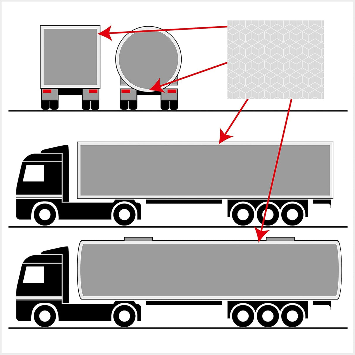 Nastro riflettente per teloni bianco 50 mt