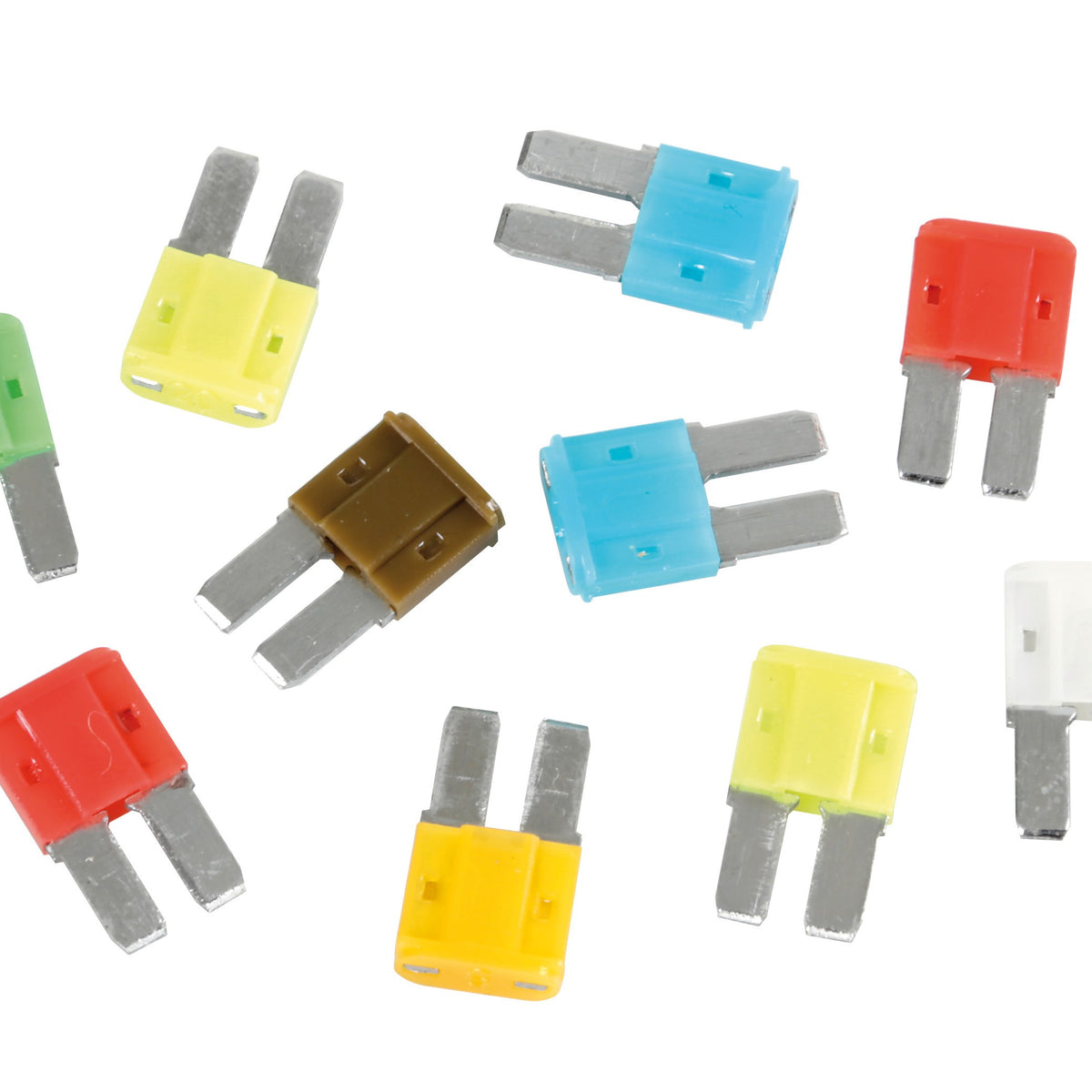 10 Micro Fusibili Per Auto A Cartuccia FMM Mcase | 25A 32V | Bassa Profilo | Ad Azione Lenta | Per Auto, Camion, SUV