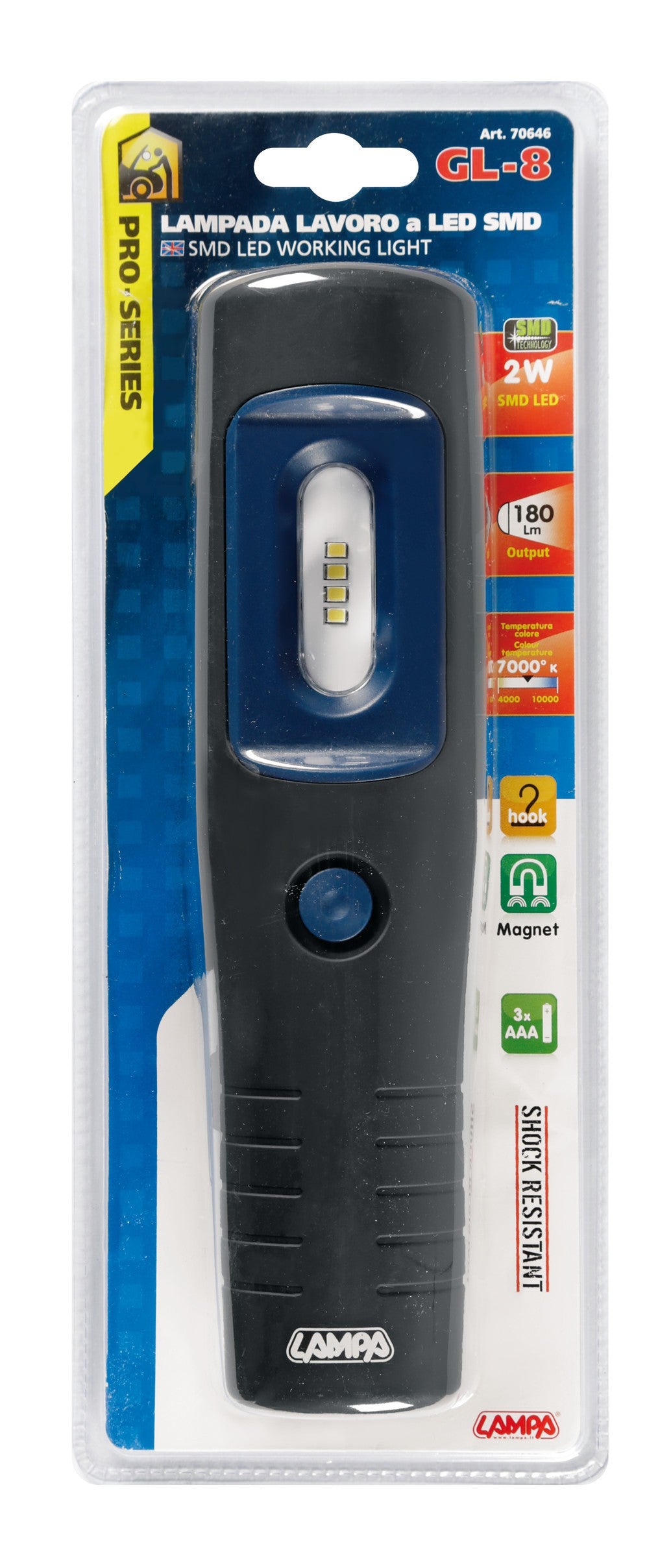 GL-8, lampada da lavoro a LED