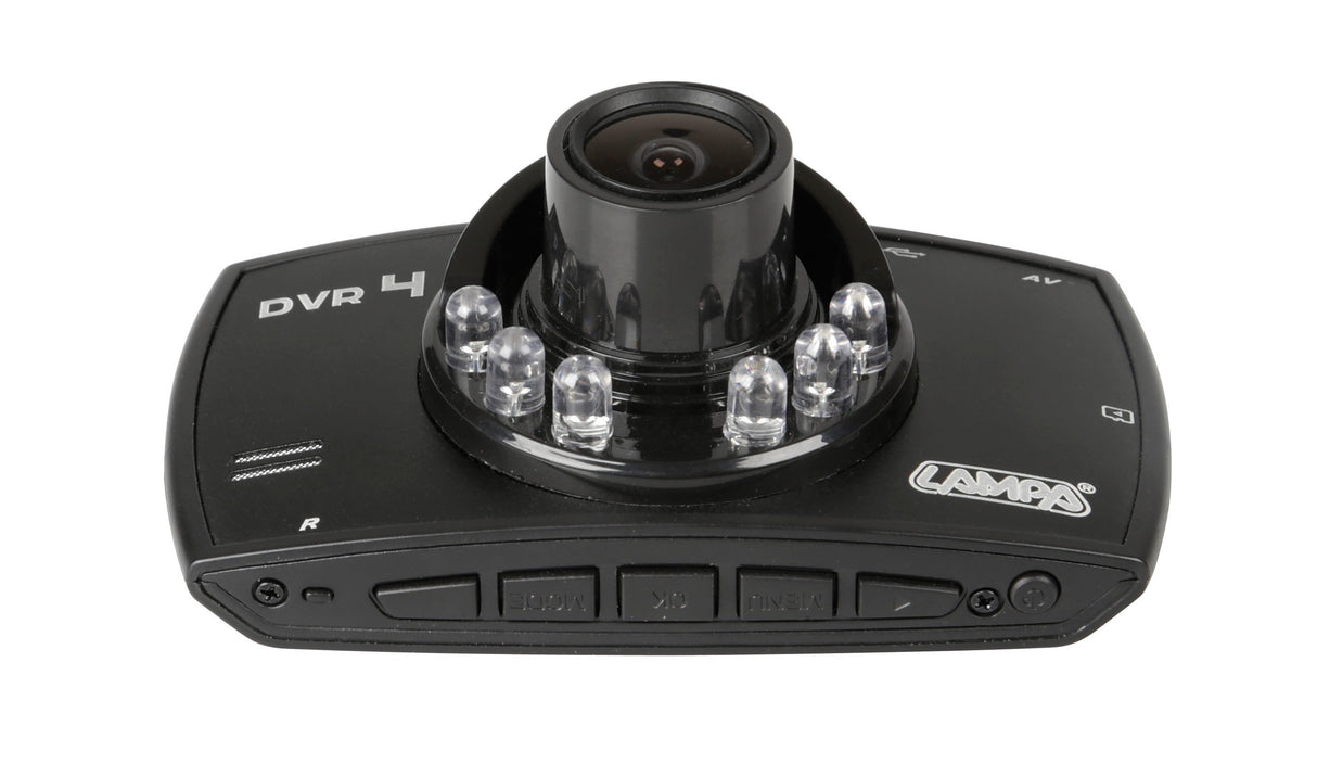 DVR-4, telecamera veicolare 1080p con park assit - 12/24V