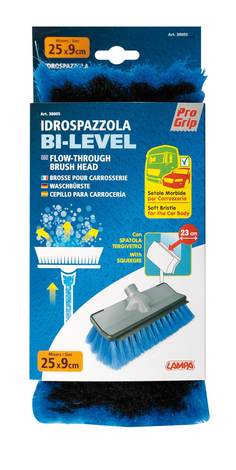 Bi-Level, idrospazzola di ricambio, innesto a ghiera