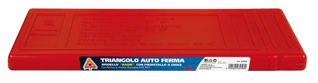 Triangolo Basik, auto ferma