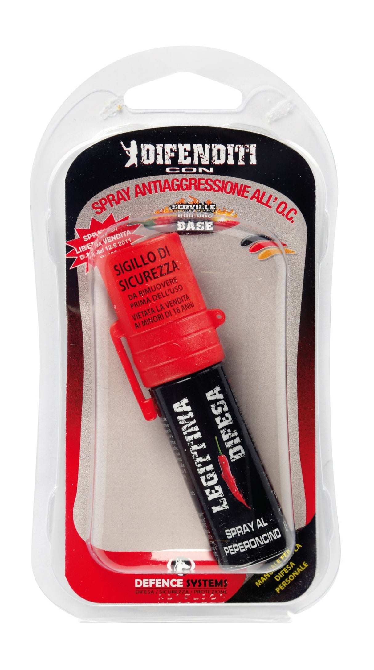 Spray antiaggressione al peperoncino - 15 ml