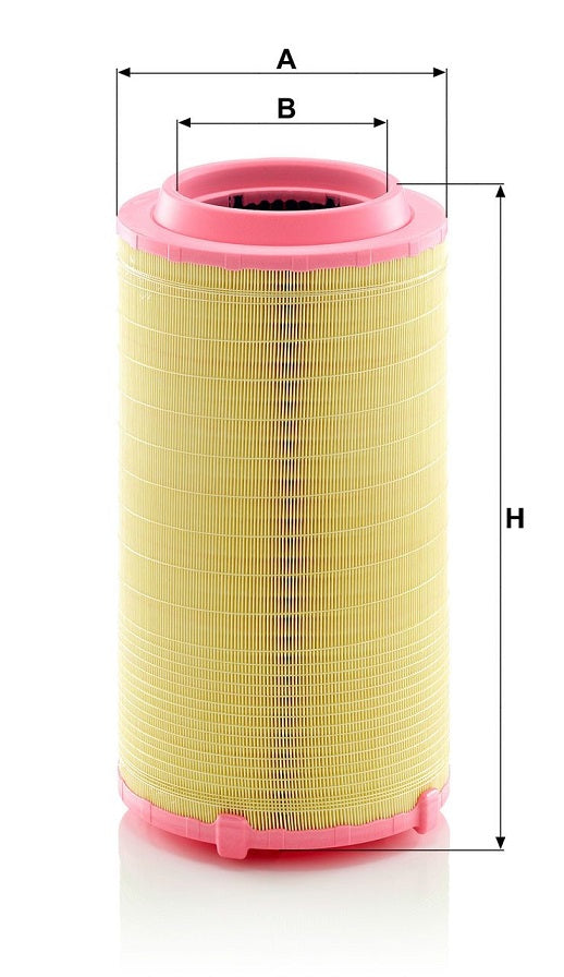 Filtro aria motore Mann Filter per Man