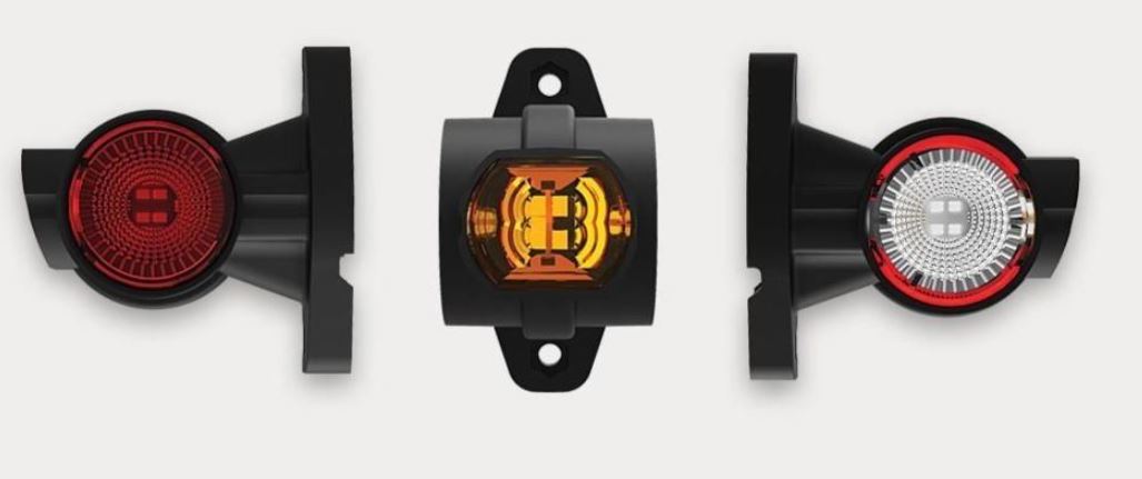 Luce ingombro Led 12/24V 3 funzioni sinistra