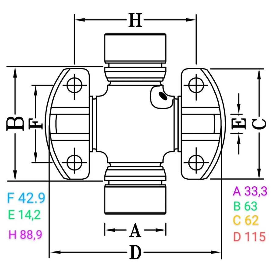 Cruise compl. 33,3x115/79.35 ACM80 90 75