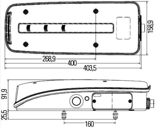 Fanale posteriore destro Led per Daf