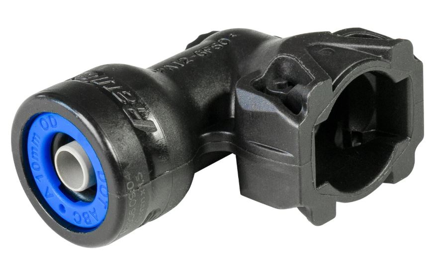 Raccordo Raufoss T 10x1.5 regular 90°