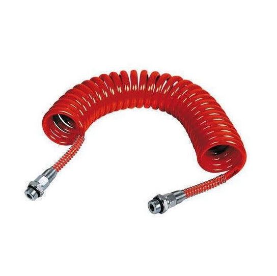 Tubo aria a spirale stretta rosso