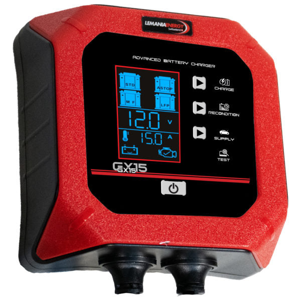 Caricabatterie mantenitore professionale 12/24V 15A