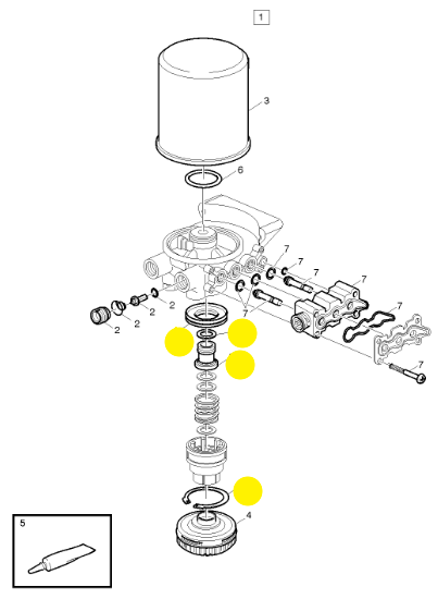 Kit revisione essiccatore per Volvo FH12