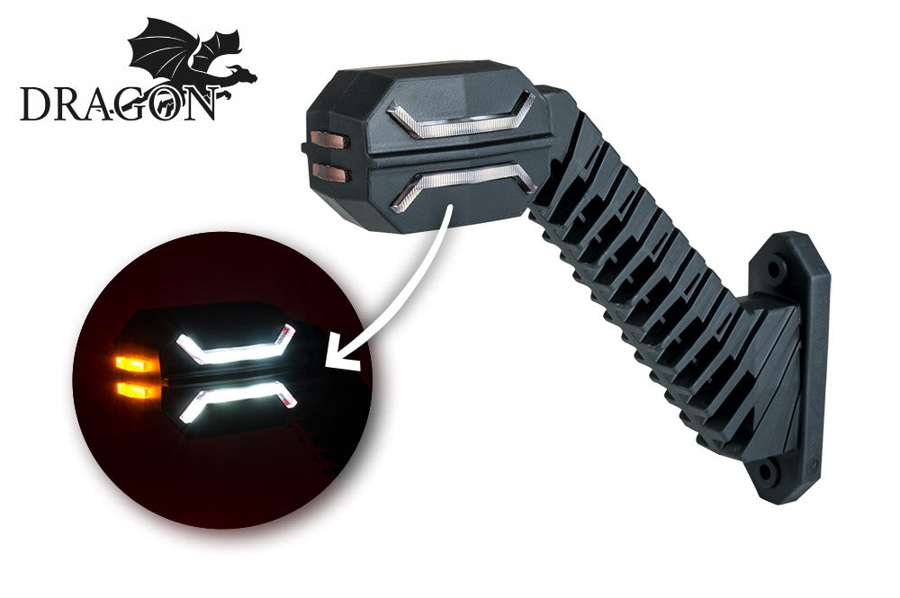 Cornetto ingombro led Dragon destro