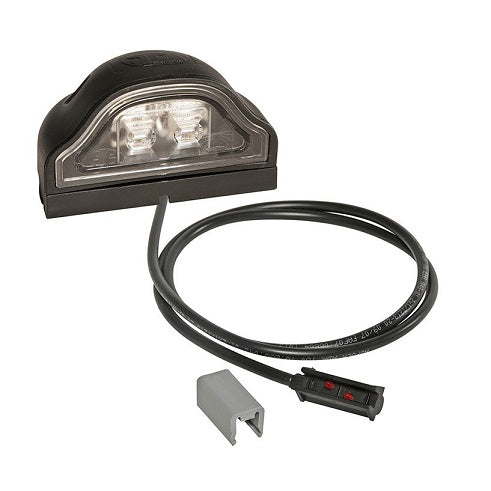 Luce targa a LED 24V con cavo da 1m e connessione P&R.