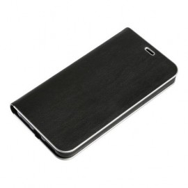 Club, cover a libro in similpelle - Apple iPhone X - Nero/Argento