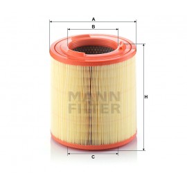 Filtro aria motore Mann Filter ( Rif. Renault : 5001869822 7485119973 Nissan : 16546-MA70A 16546-MA70C )
