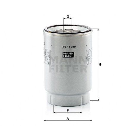 Filtro gasolio Mann Filter