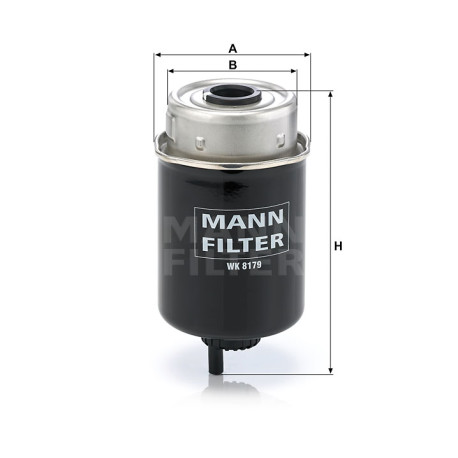 Filtro carburante Mann Filter