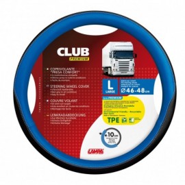 Club, coprivolante presa confort in TPE - L - Ø 46/48 cm - Blu