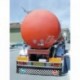 Coppia paraspruzzi camion in pvc con segnali - 240x37 cm