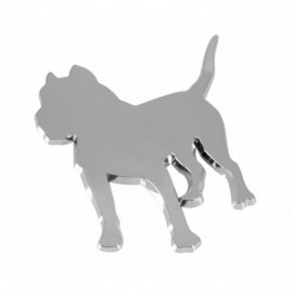 Emblema 3D cromato - Dog