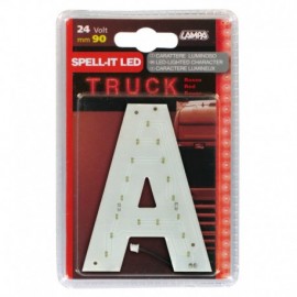 Spell-It Led, 90 mm, 24V - Rosso - A