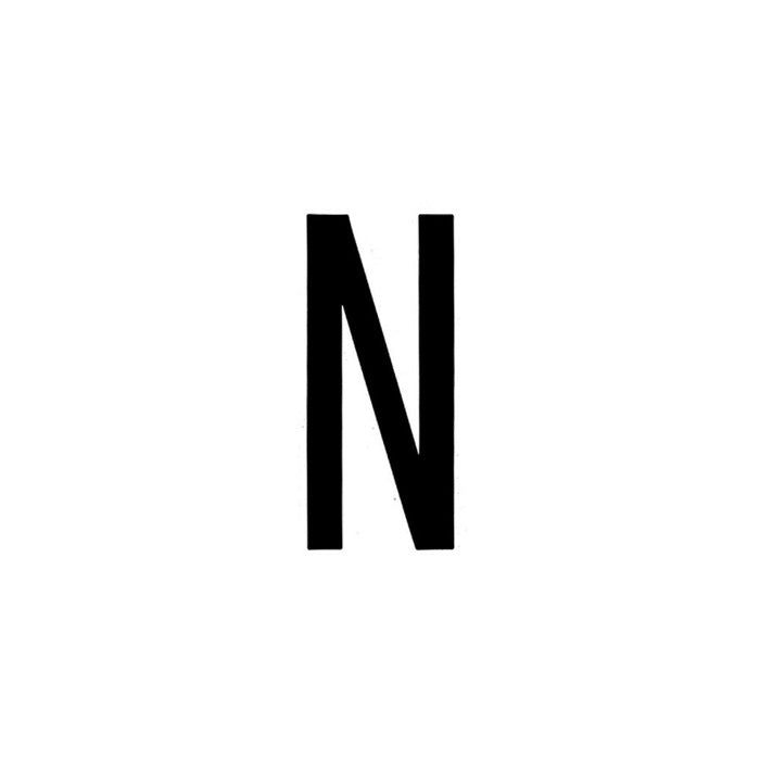 Spell-It, caratteri alfanumerici adesivi 80x35 mm - N