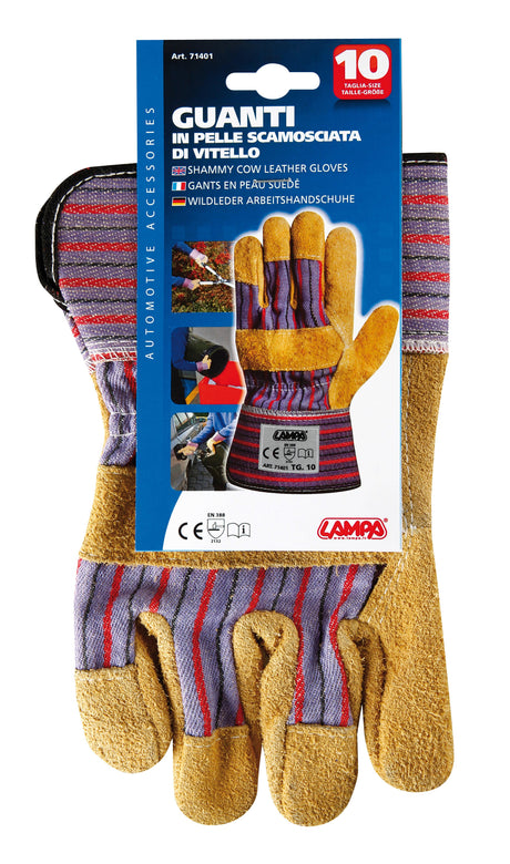Guanti lavoro in pelle - 10