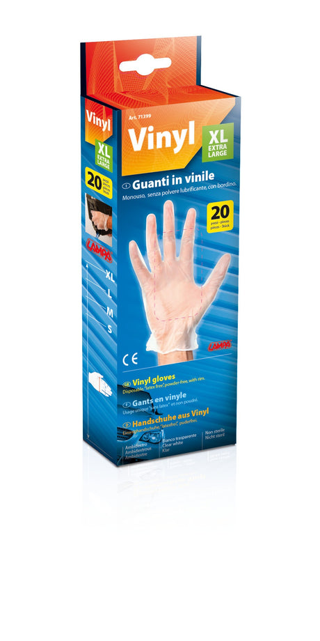 Guanti in vinile - 20 pz