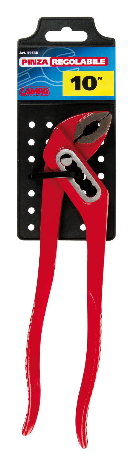 Pinza regolabile a cerniera chiusa